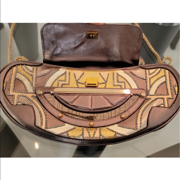 Fendi Vanity bag goat leather+Swarovski crystals - Picture 8 of 8